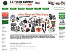 Tablet Screenshot of bkthorpe.com